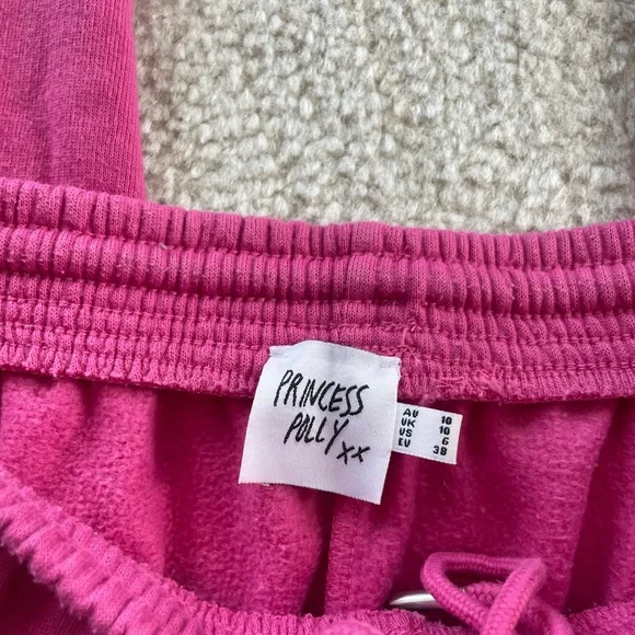Princess Polly Hot Pink Sweatpants - Picture 3 of 3